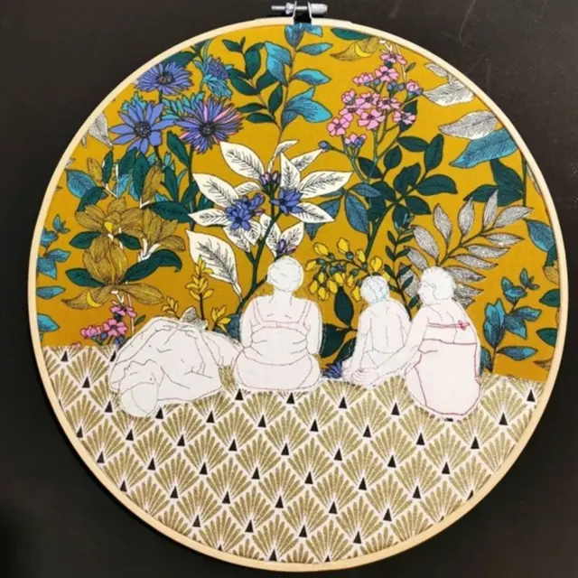Atelier broderie par Catherine PRIMOT