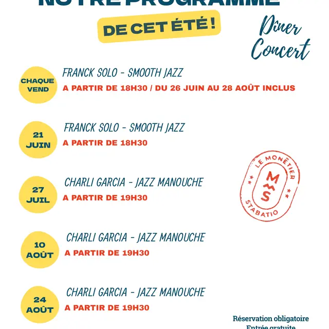 Dîner-concert à l'hôtel Le Monêtier_Le Monêtier-les-Bains