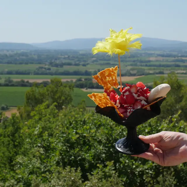 Art glacier à Ansouis