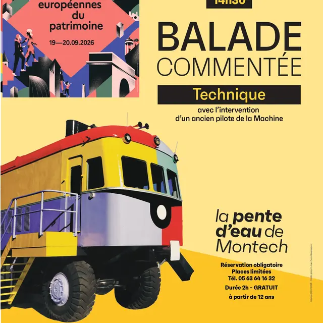 Balade commentée de la Pente d'eau de Montech - Spéciale technique - Journée du Patrimoine_Montech