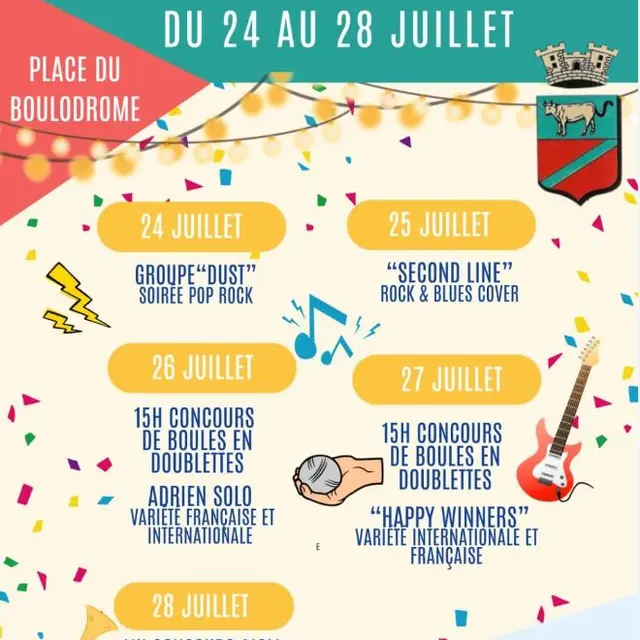 Fêtes votives d'Aurons : Soirée concert avec Adrien Solo_Aurons