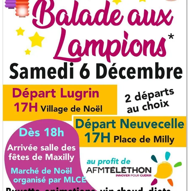Balade aux lampions pour le Téléthon