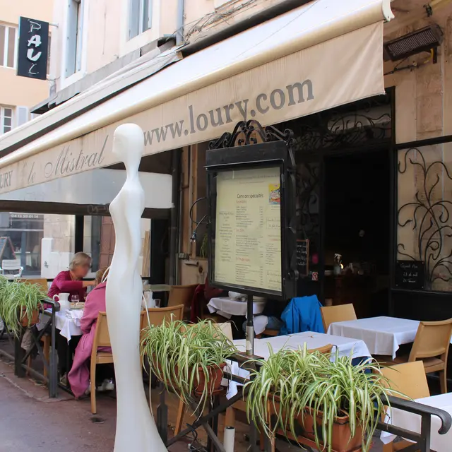 Chez Loury restaurant Le Mistral