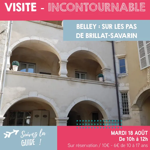 Visite guidée de Belley Sur les pas de Brillat-Savarin