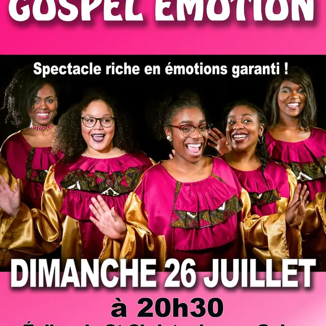 Concert de l'ensemble Gospel Emotion_Saint-Christophe-sur-Guiers