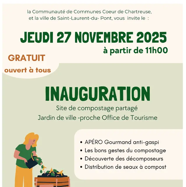 Inauguration site de compostage partagé_Saint-Laurent-du-Pont