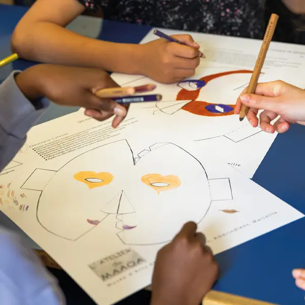 Visite-atelier pour les enfants au MAAOA_Marseille