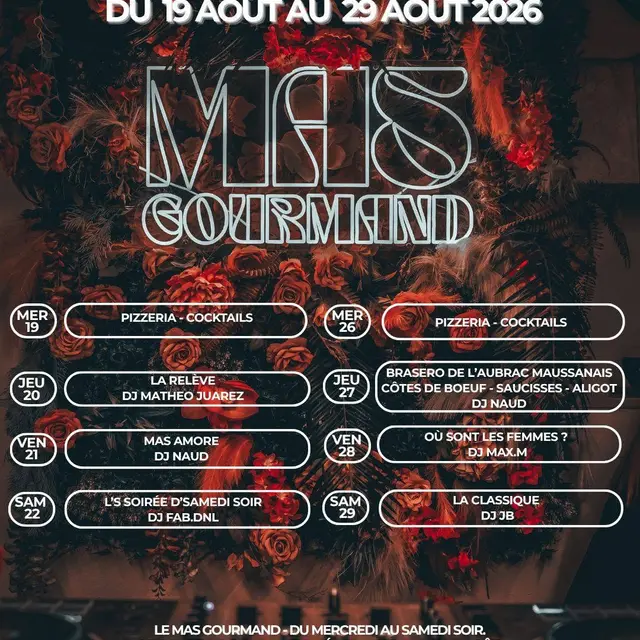 Soirées au Mas Gourmand_Châteaurenard