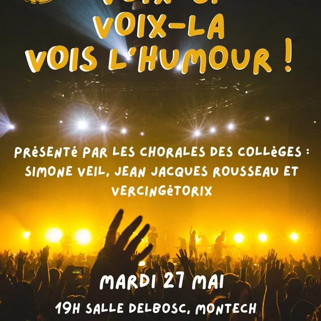Concert / VOIX-CI, VOIX-LA, VOIS L'HUMOUR !_Montech