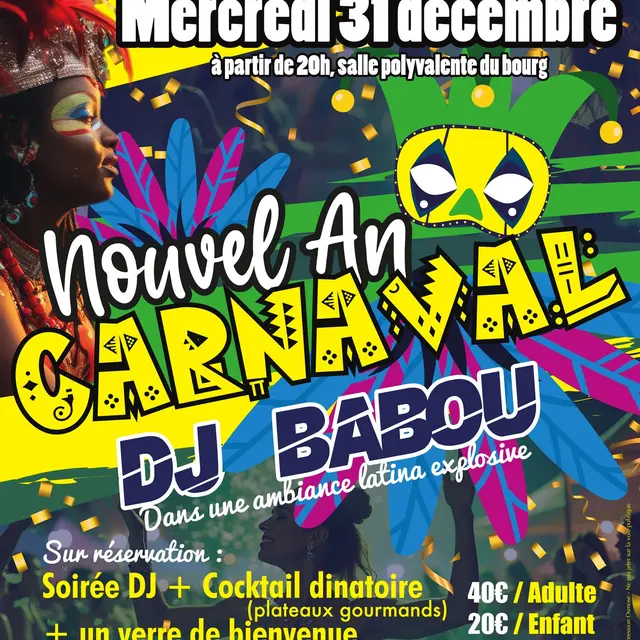 Nouvel An :  Carnaval, avec DJ Babou_Lacapelle-Viescamp