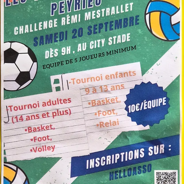 Tournoi sportif Les Tri-balles de Peyrieu : challenge Rémi Mestrallet_Peyrieu