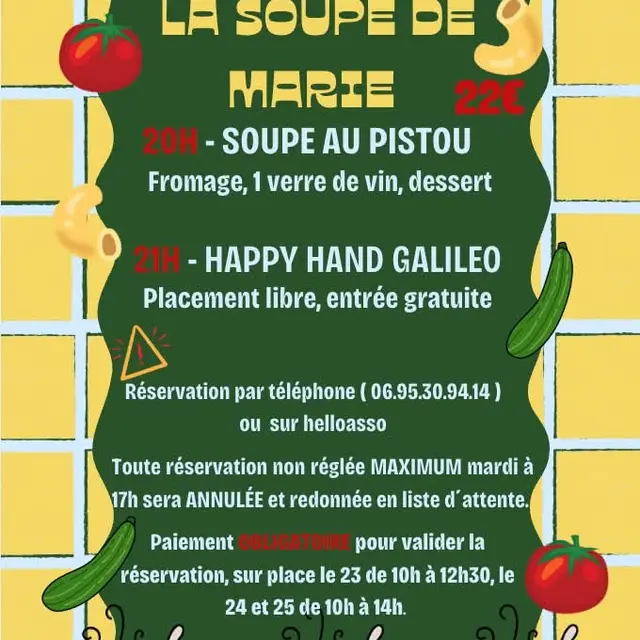 La soupe de Marie - Comité des Fêtes de la Gare_Ollioules