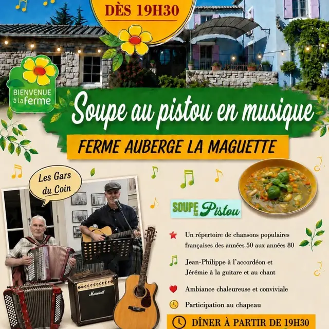 Soupe au pistou à la Ferme Auberge La Maguette_Sault