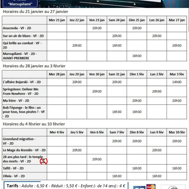 Programme du cinéma Le Montcelet du 21 janvier au 10 février_Entre-deux-Guiers