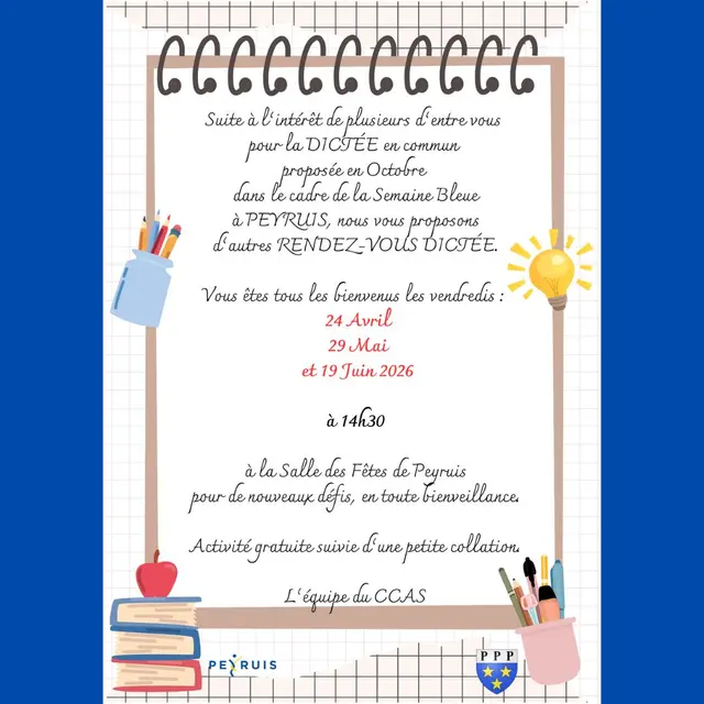 Dictée en commun_Peyruis