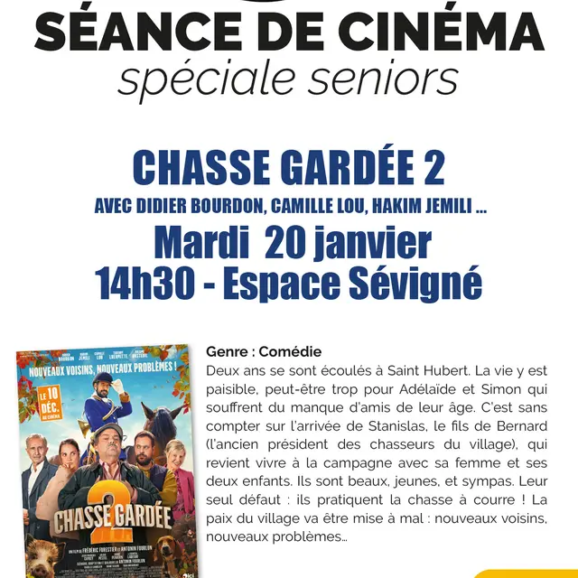 Ciné Seniors - Chasse gardée 2_Lambesc