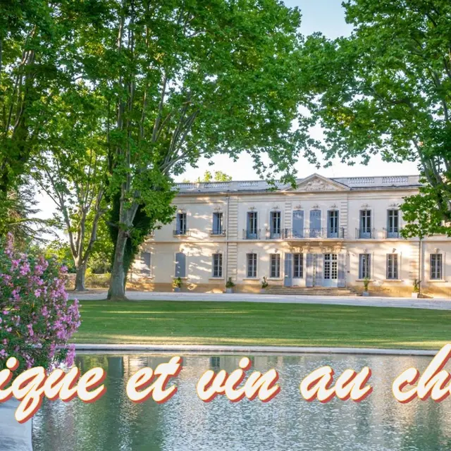 Musique et vin au château