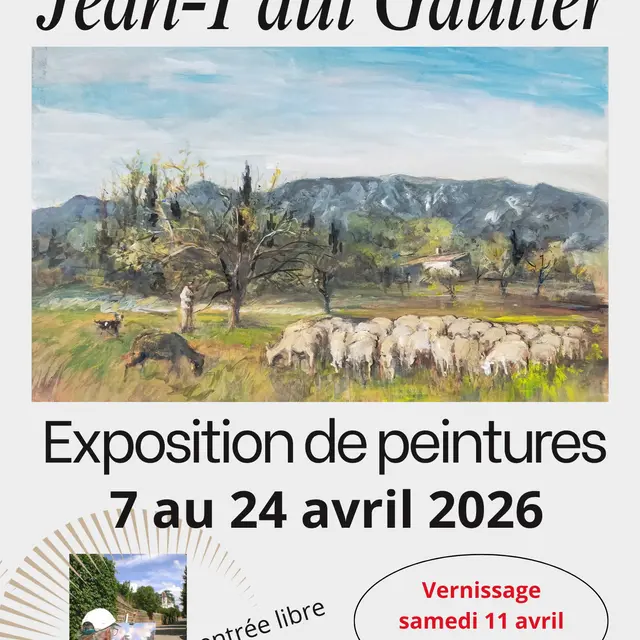 Exposition de peintures - Jean-Paul Gautier_Saint-Andiol