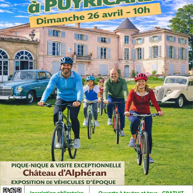 Affiche Balade vélo Alphéran