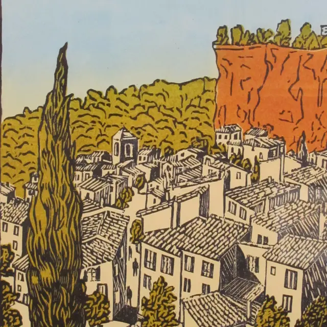 Cotignac - bois gravé