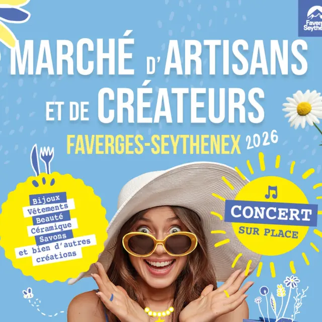 Marché d'artisans et de créateurs_Faverges-Seythenex