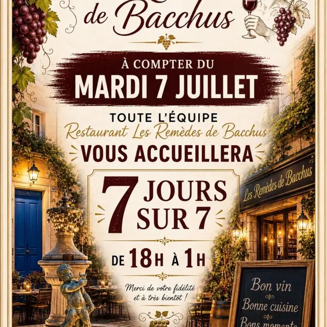 Les Remèdes de Bacchus_Bagnols-en-Forêt