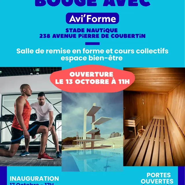 Réouverture de la salle de remise en forme  et de l'espace bien-être du Stade nautique_Avignon