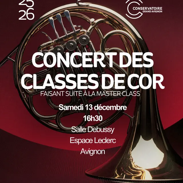 Concert des classes de cor_Avignon