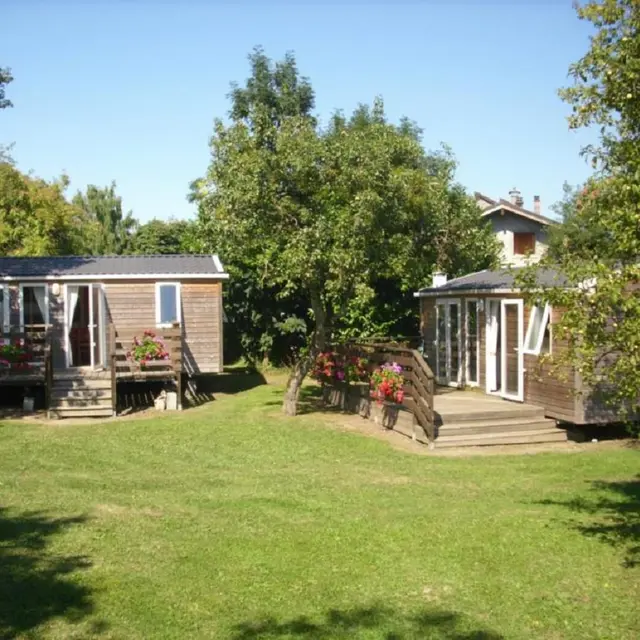 Mobil-homes au Camping L'Orée des Bois