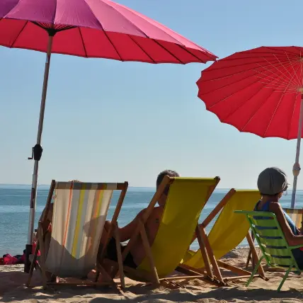 Les pieds dans le sable