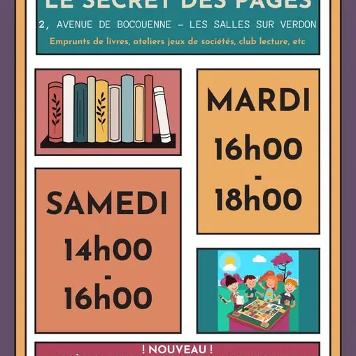 Médiathèque Le secret des pages