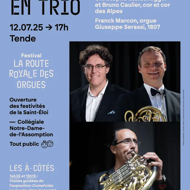 Concert - l’Echo de nos montagnes ! - Orgue et cors des alpes_Tende