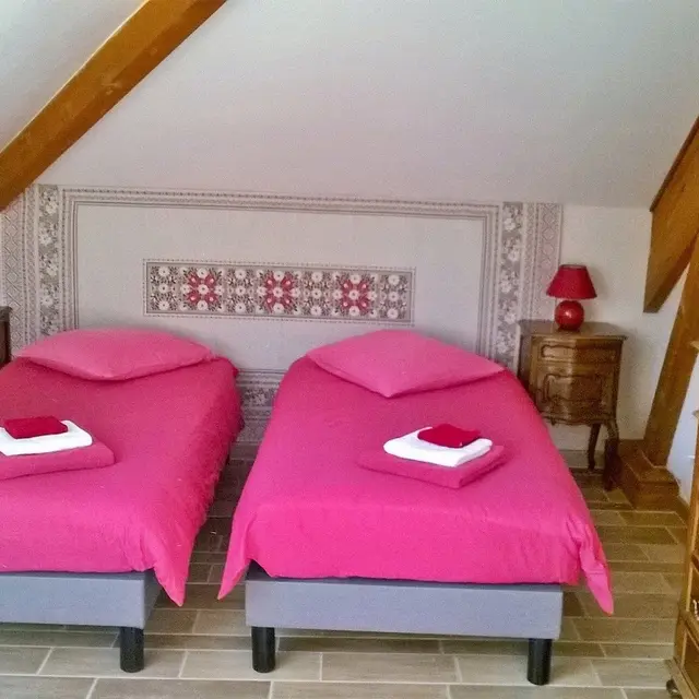 Chambre lits jumeaux