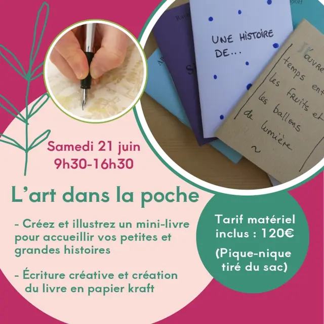 l'art dans la poche
