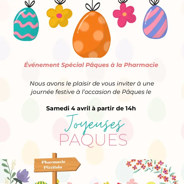 Evénement spécial Pâques à la pharmacie Pizzitola_Le Cannet