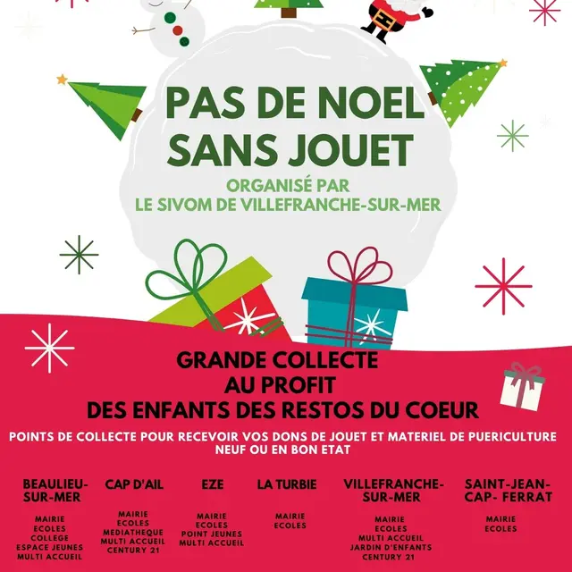 opération Pas de Noël sans jouet_Villefranche-sur-Mer