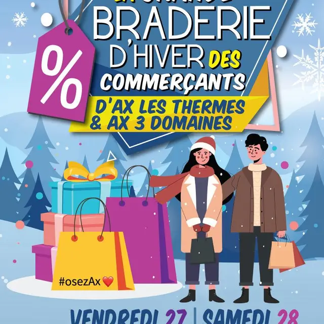 La Grande Braderie d'Hiver des commerçants_Ax-les-Thermes