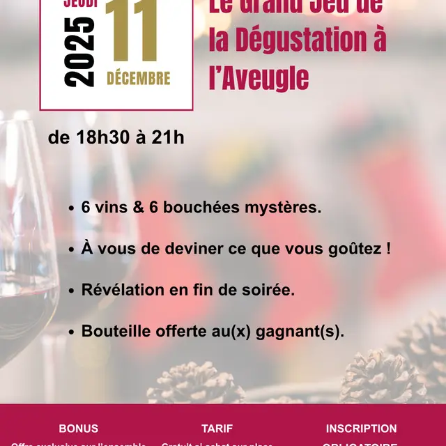 Le Grand jeu de la Dégustation à l'aveugle_Châteauneuf-du-Pape