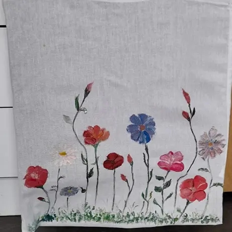 Atelier Sac à l'oeuvre : peinture sur tote bag_Saint-Pierre-de-Chartreuse