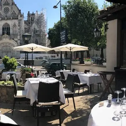 Terrasse au chalet de brou