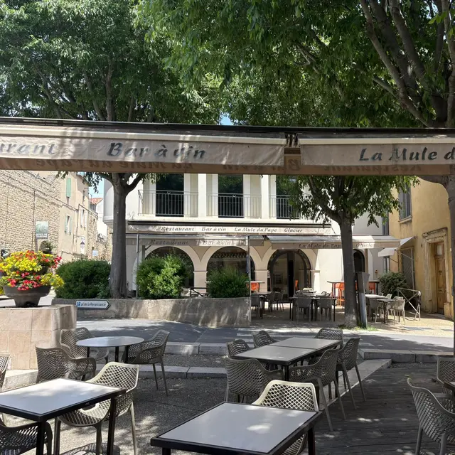 Terrasse La Mule du pape