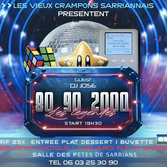 Soirée 80,90,2000_Sarrians