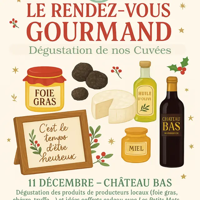 Le rendez-vous gourmand de Château Bas_Vernègues