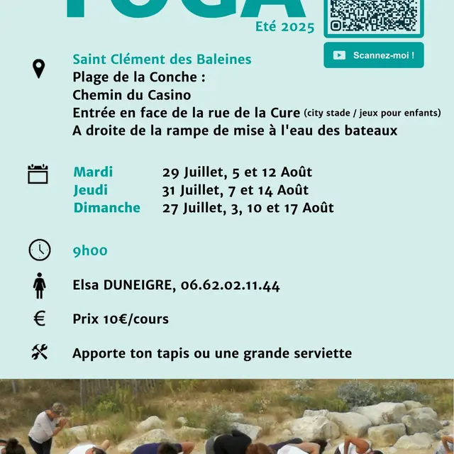Yoga sur la plage à Saint-Clément des Baleines_Saint-Clément-des-Baleines