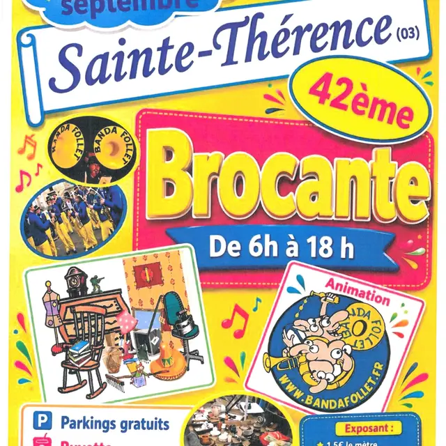 42ème Brocante de Sainte-Thérence_Sainte-Thérence