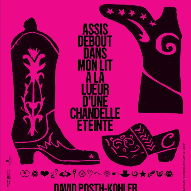 Exposition : Assis debout dans mon lit à la lueur d'une chandelle éteinte, David Posth-Kohler