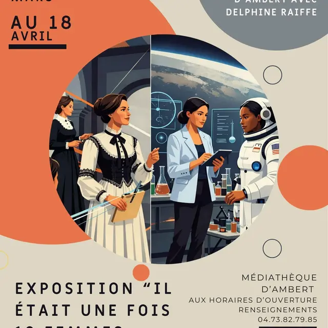 Affiche expo médiathèque