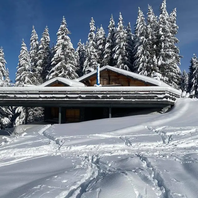 L'Anfionne sous la neige