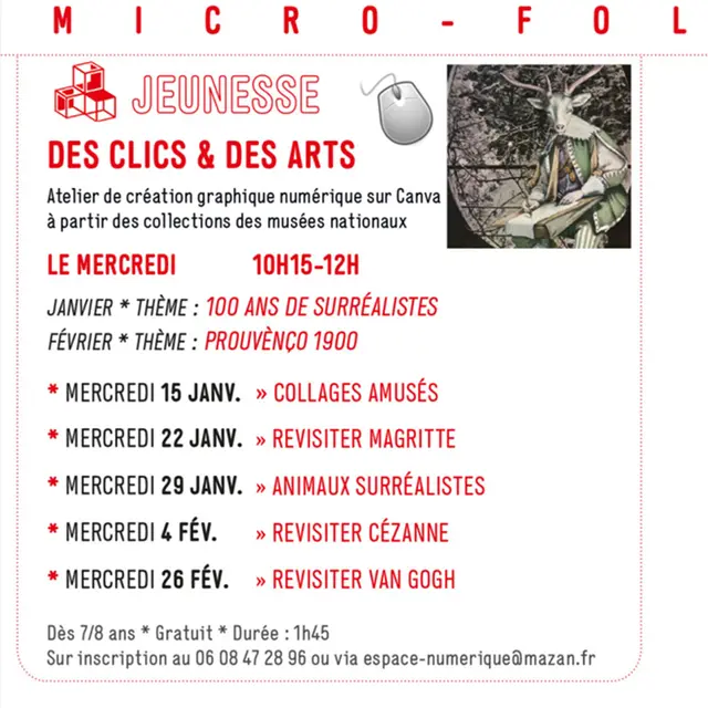 Micro-Folie / Des clics et des arts / Prouvènço 1900_Mazan