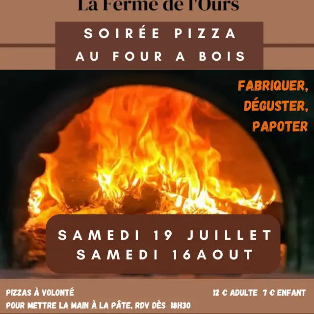 Soirée pizzas au feu de bois_Entremont-le-Vieux